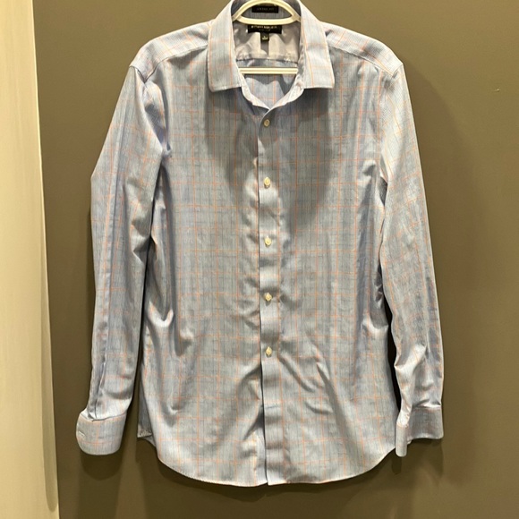 Banana Republic Shirts Banana Republic Grant Fit Non Iron Blue